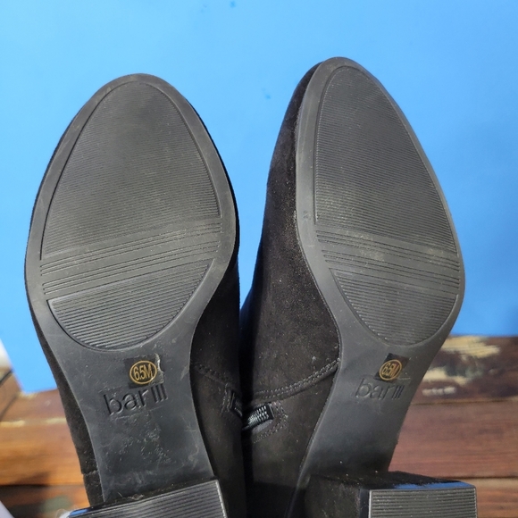 Bar lll Womens Ginaa Black Faux Suede Booties Shoes Size 6.5 - Picture 9 of 16